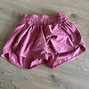lululemon Pink Tracker shorts sz 4